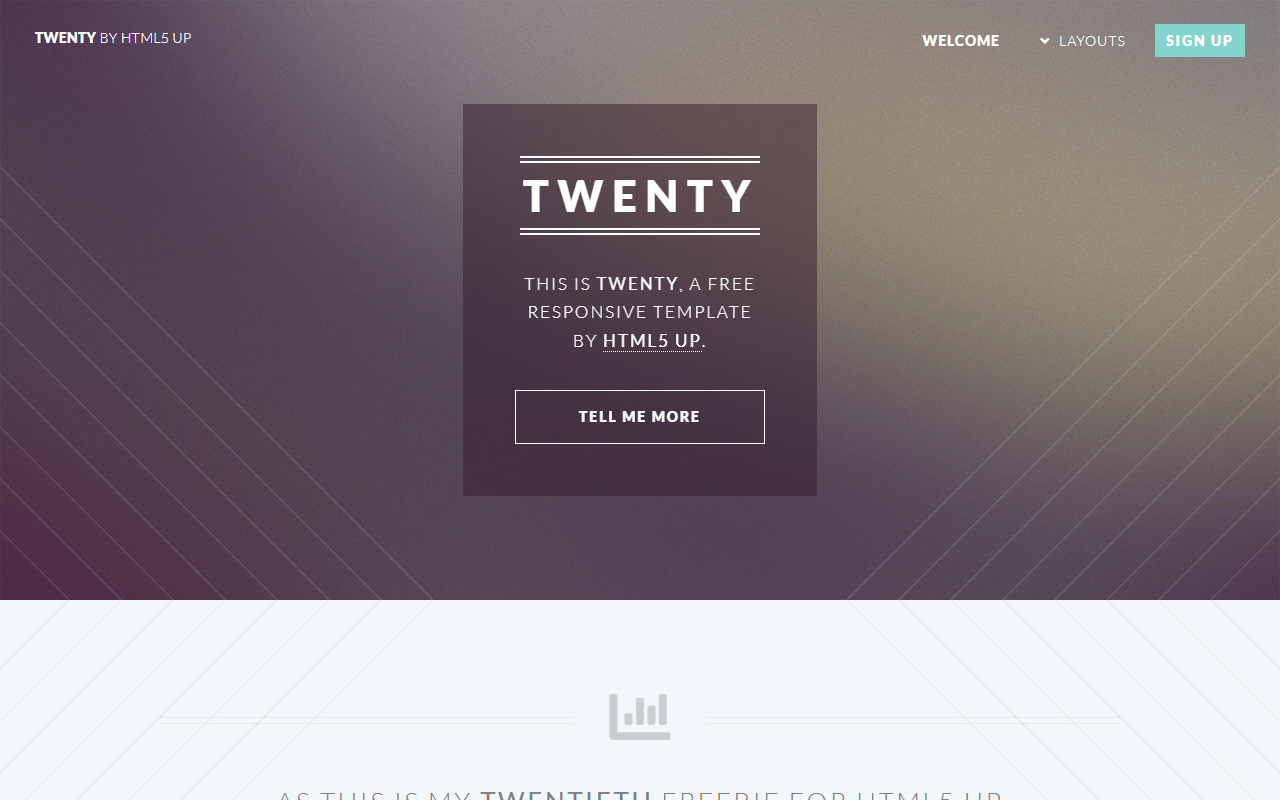 Twenty 샘플 미리보기